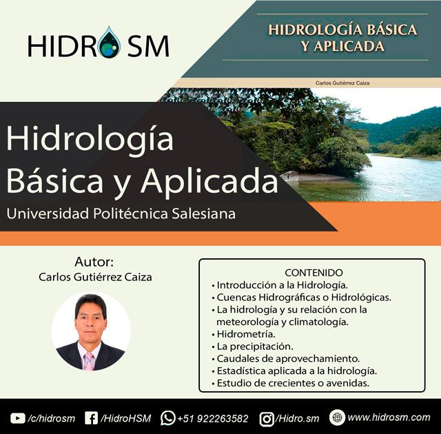 Hidrología Básica y Aplicada Carlos Gutiérrez Caiza