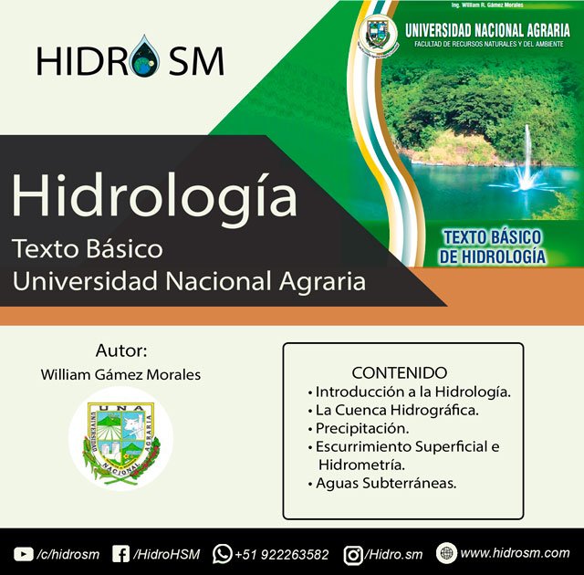 William R. Gámez Morales Texto Básico de Hidrología