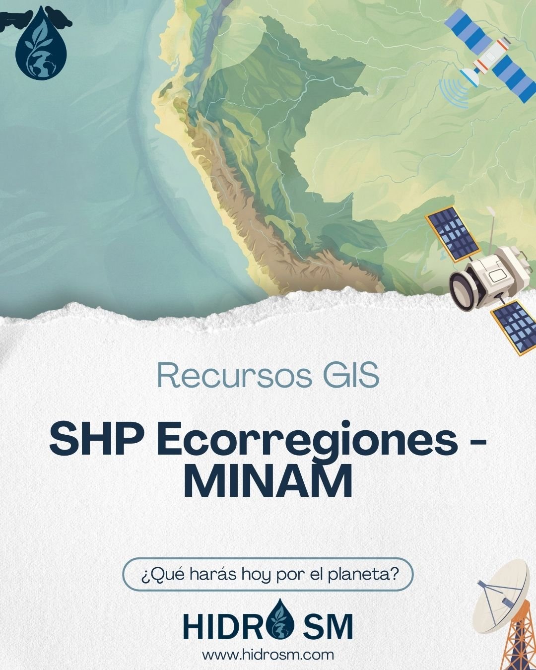 SHP Ecorregiones Perú MINAM shapefile Ecorregiones del Perú